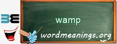 WordMeaning blackboard for wamp